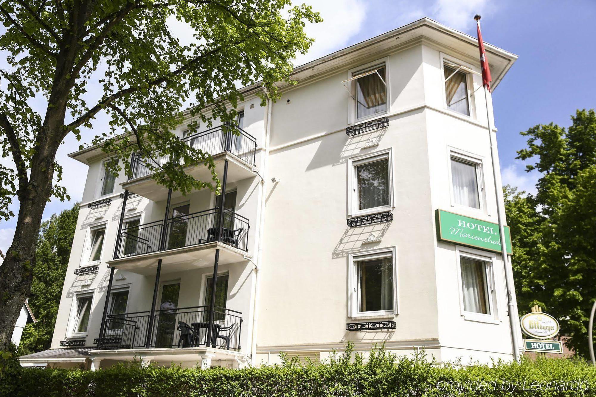 Hotel Marienthal Garni Hamburg Exterior foto